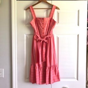 Gal Meets Glam Ariel Pink Stripe Dress